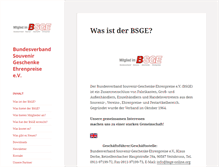 Tablet Screenshot of bsge-online.org